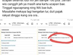 Polemik Anggaran Kartu Ucapan Idulfitri, Pemkab Cirebon Tuai Kritikan Warganet